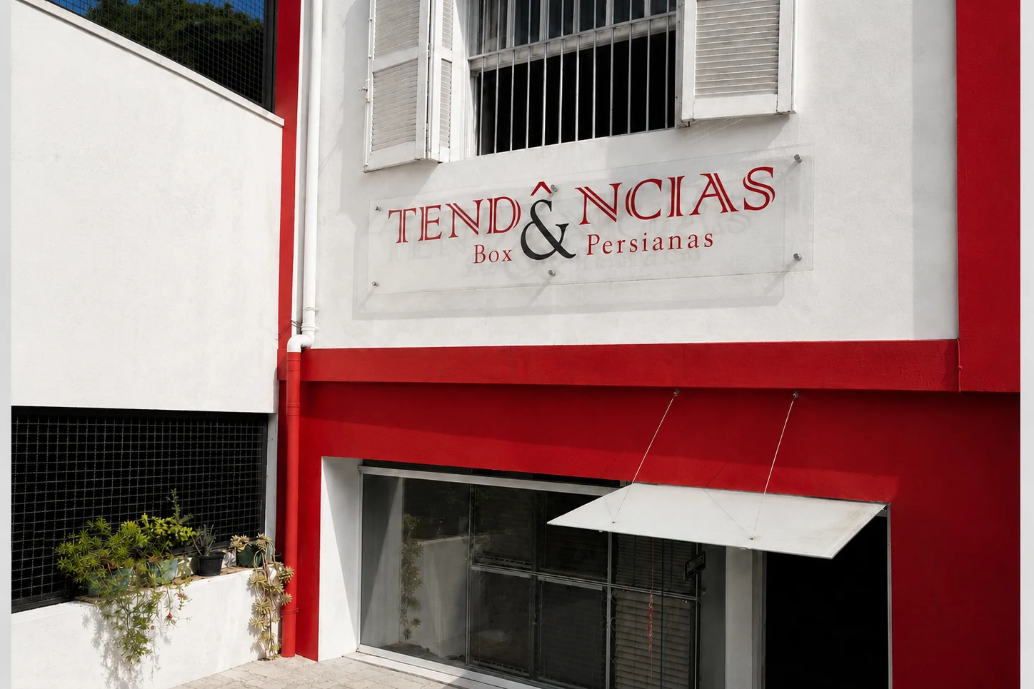 Frente da loja Tendências Box e Persianas